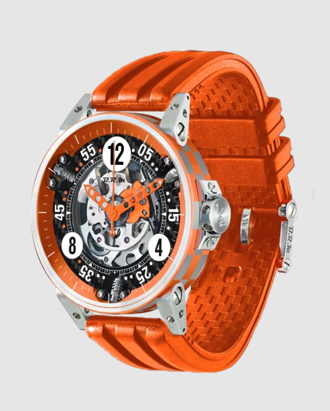 Replica BRM Watch Racing Men V6-44-SA Orange Skeleton Cercolor